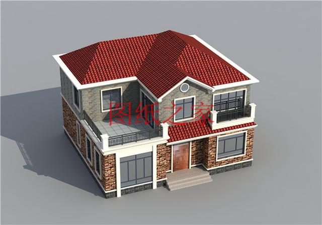 漂亮實用又省錢的二層別墅，占地150平米造價只要25萬！