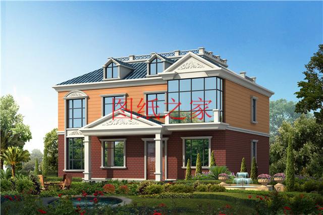 漂亮實用又省錢的二層別墅，占地150平米造價只要25萬！