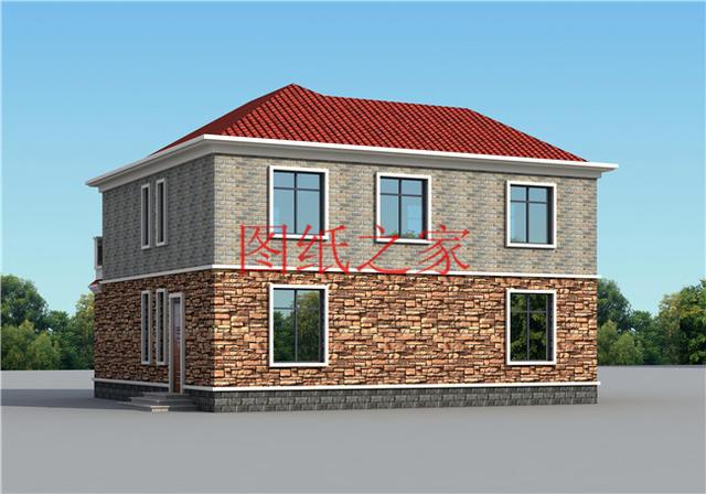 漂亮實用又省錢的二層別墅，占地150平米造價只要25萬！