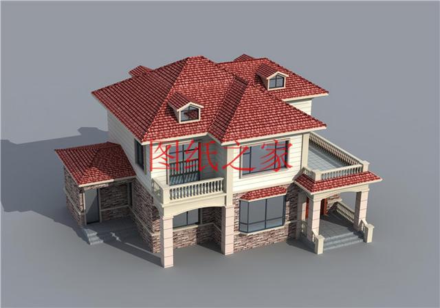 漂亮實用又省錢的二層別墅，占地150平米造價只要25萬！