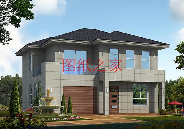 漂亮實用又省錢的二層別墅，占地150平米造價只要25萬！