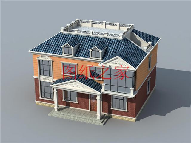 漂亮實用又省錢的二層別墅，占地150平米造價只要25萬！