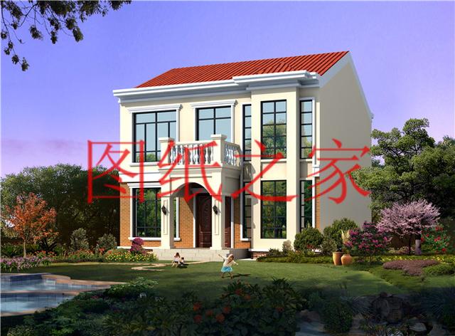 把錢存銀行不如回家建別墅，110平二層別墅只要25萬，心動了嗎？