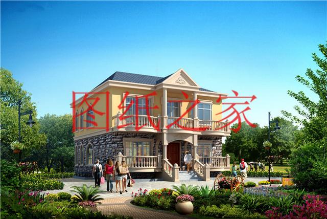 把錢存銀行不如回家建別墅，110平二層別墅只要25萬，心動了嗎？