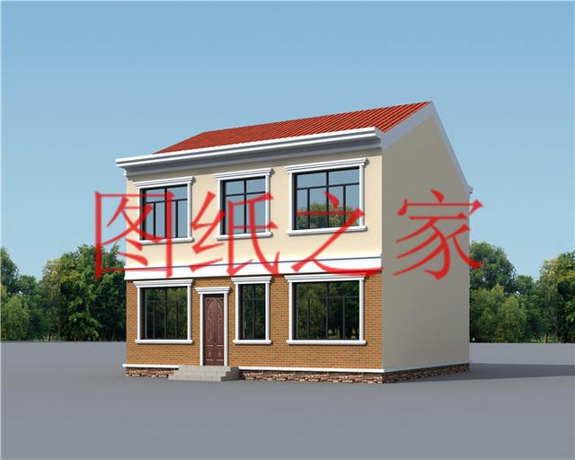 把錢存銀行不如回家建別墅，110平二層別墅只要25萬，心動了嗎？