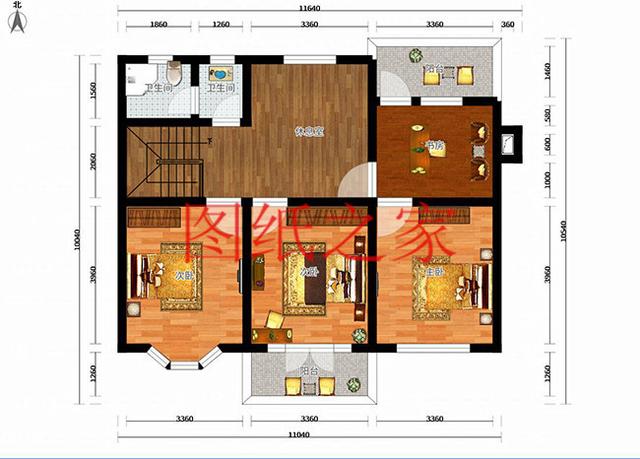 小巧精致的二層別墅，外觀和戶型都是滿分，一看見就想建一套！