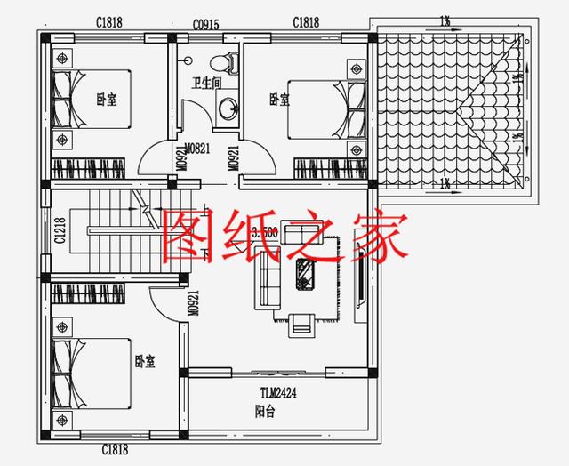 小巧精致的二層別墅，外觀和戶型都是滿分，一看見就想建一套！