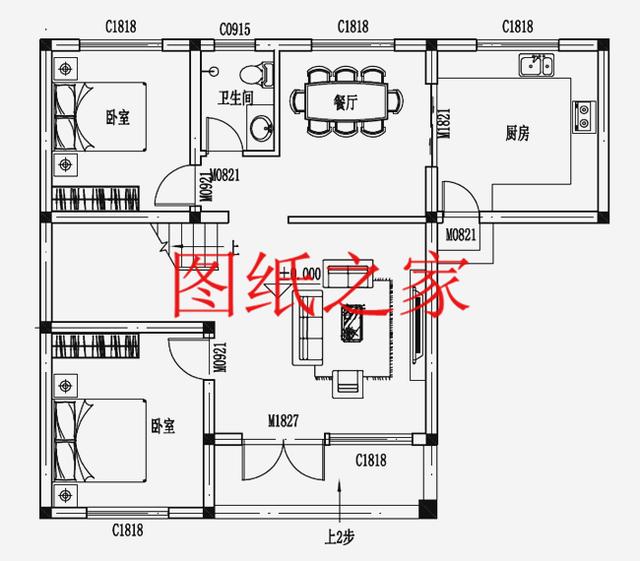 小巧精致的二層別墅，外觀和戶型都是滿分，一看見就想建一套！