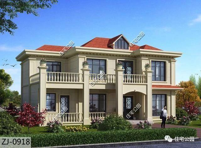 13.6X10米二層農(nóng)村別墅設(shè)計(jì)圖，這樣的設(shè)計(jì)絕對(duì)能令你滿意！