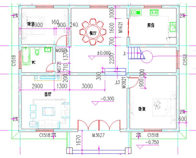 13.4米×10.5米二層自建房，帶閣樓，優(yōu)雅大氣，隔熱美觀！