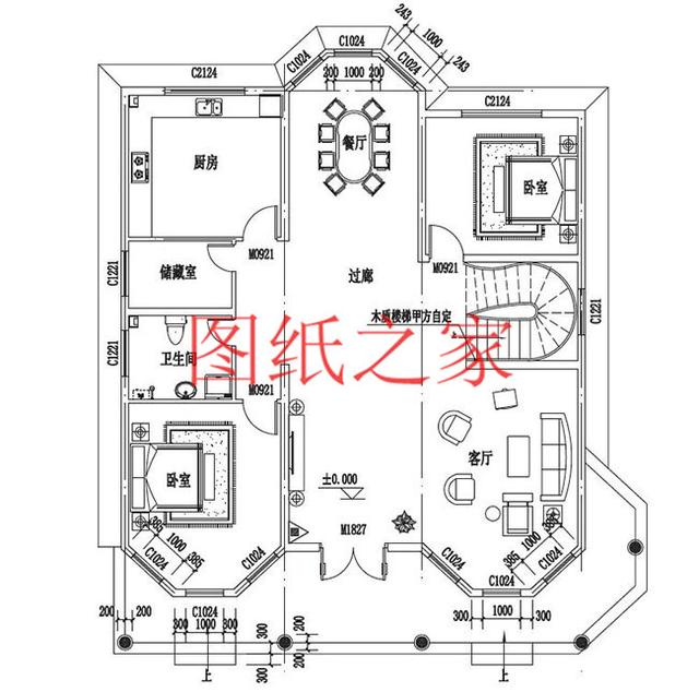開間比較小可以試試這么建房，分享4套功能齊全的二層別墅設(shè)計(jì)