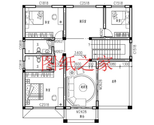 開間比較小可以試試這么建房，分享4套功能齊全的二層別墅設(shè)計(jì)
