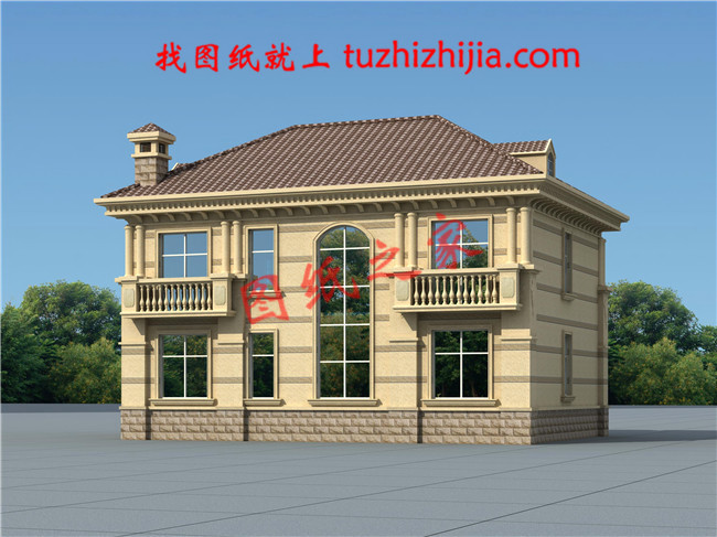 簡潔大氣農村二層小別墅設計圖，布局合理實用，堪稱經典！