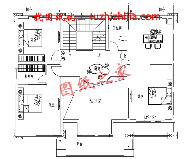 簡潔大氣農村二層小別墅設計圖，布局合理實用，堪稱經典！