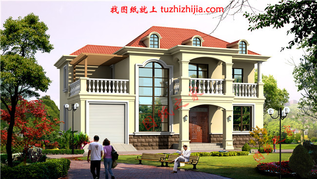 簡潔大氣農村二層小別墅設計圖，布局合理實用，堪稱經典！