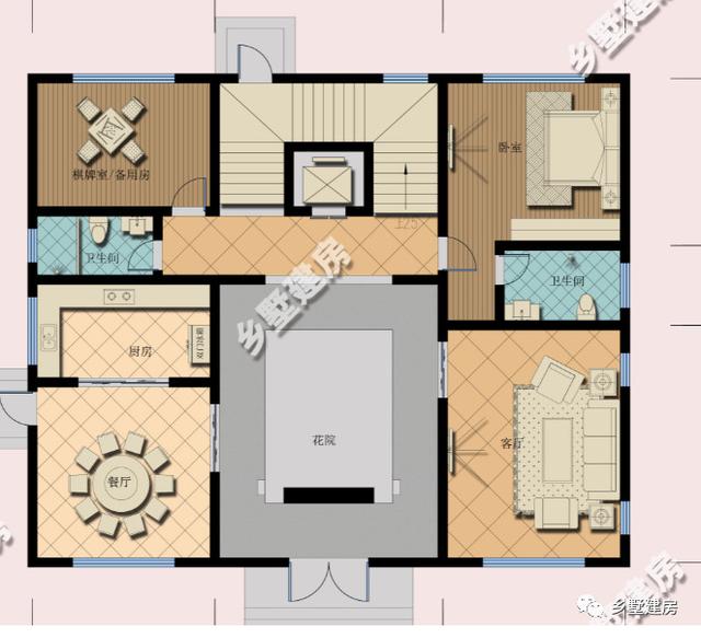 兩款新中式農村別墅設計圖，喜歡就收藏留著用吧！