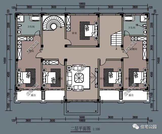 占地270平方米經(jīng)典三層歐式別墅設(shè)計(jì)圖，保證建出來的房子是村里最美的。