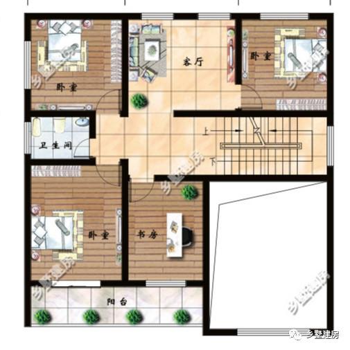 三款帶露臺(tái)的農(nóng)村別墅設(shè)計(jì)圖，簡(jiǎn)單實(shí)用，在農(nóng)村建一棟倍有面子！