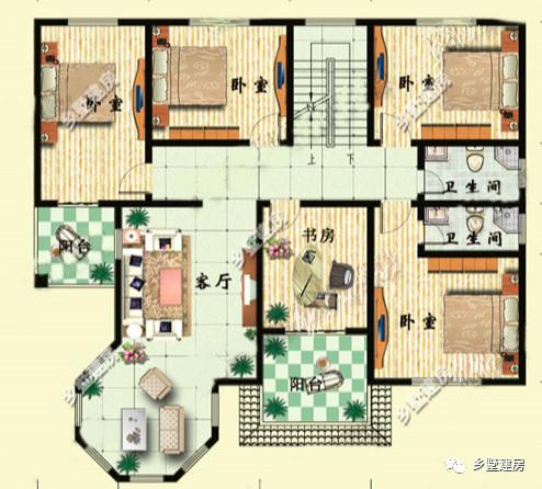三款帶露臺(tái)的農(nóng)村別墅設(shè)計(jì)圖，簡(jiǎn)單實(shí)用，在農(nóng)村建一棟倍有面子！