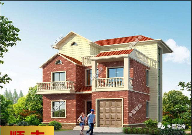 三款帶露臺(tái)的農(nóng)村別墅設(shè)計(jì)圖，簡(jiǎn)單實(shí)用，在農(nóng)村建一棟倍有面子！