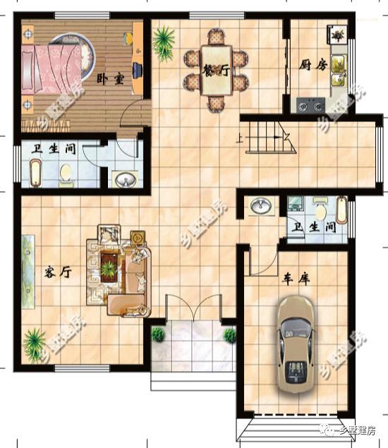 三款帶露臺(tái)的農(nóng)村別墅設(shè)計(jì)圖，簡(jiǎn)單實(shí)用，在農(nóng)村建一棟倍有面子！