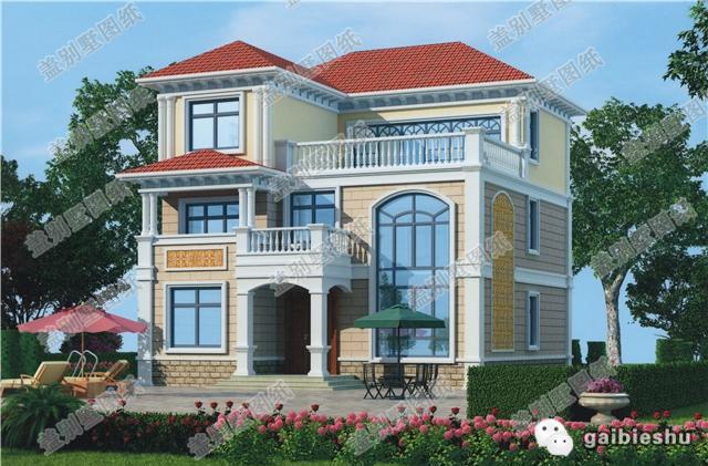 三層歐式風(fēng)格別墅設(shè)計(jì)圖，造價(jià)只要30萬(wàn)，您還在等什么？