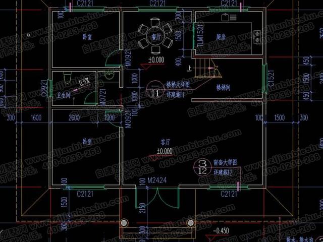 5款農村自建房，造價30萬內，二層120㎡左右。