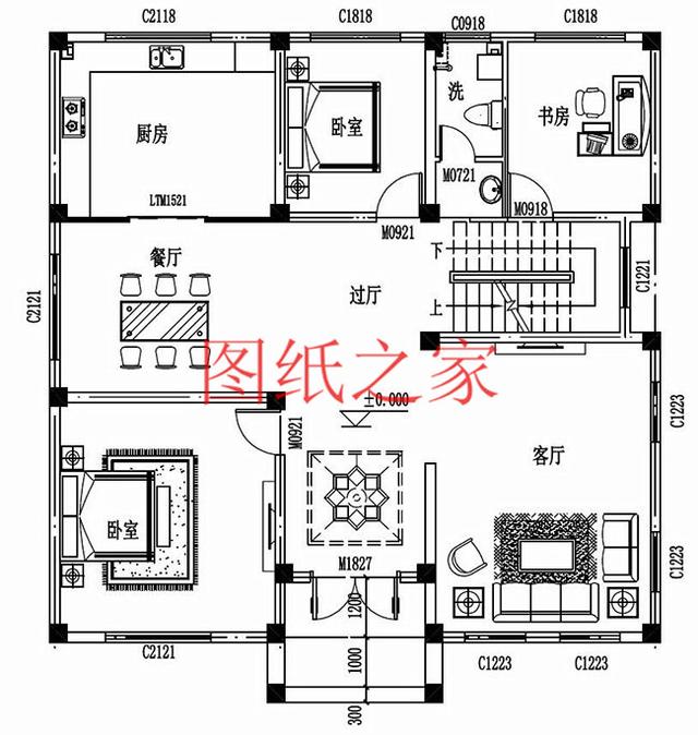 大戶型二層別墅設計圖，造價只要20萬，讓您的別墅獨一無二！