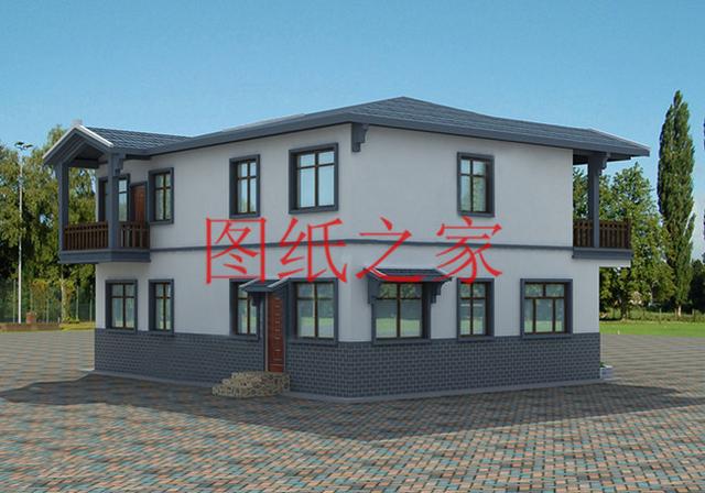 大戶型二層別墅設計圖，造價只要20萬，讓您的別墅獨一無二！