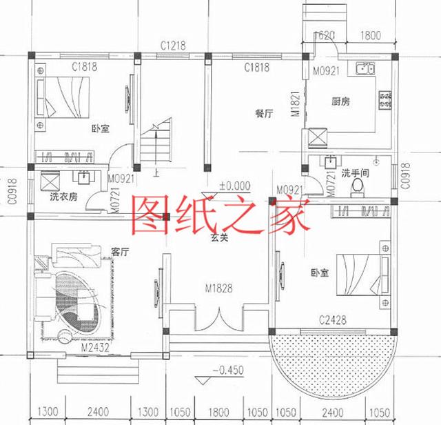 大戶型二層別墅設計圖，造價只要20萬，讓您的別墅獨一無二！