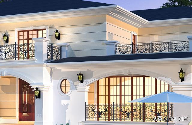 清晰脫俗二層簡約歐式別墅設計圖，在村里絕對是獨一無二噠！