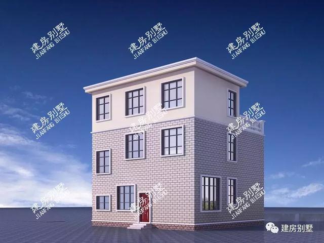 平屋頂別墅設(shè)計圖，廚房不建主屋內(nèi)，風(fēng)格獨特！