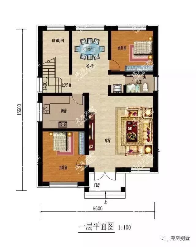 小面寬的兩層農(nóng)村自建房，第一棟建起來只要20多萬。