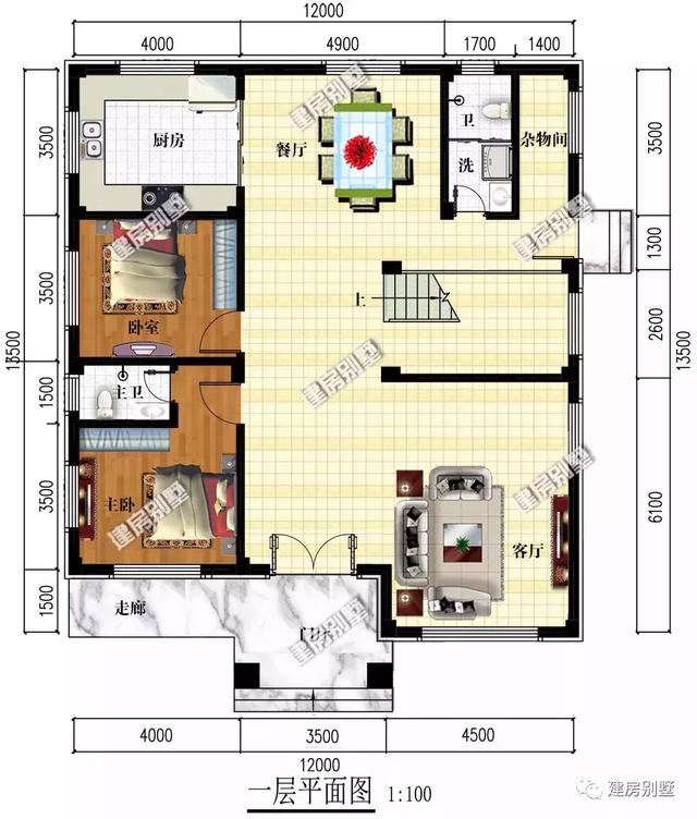 12×13.5米農(nóng)村自建房，老家父母的養(yǎng)老之所。