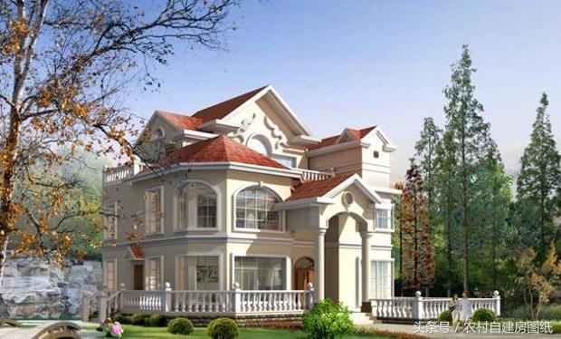 20萬到40萬的別墅設計圖，錢花的值，城里2套房都不換！