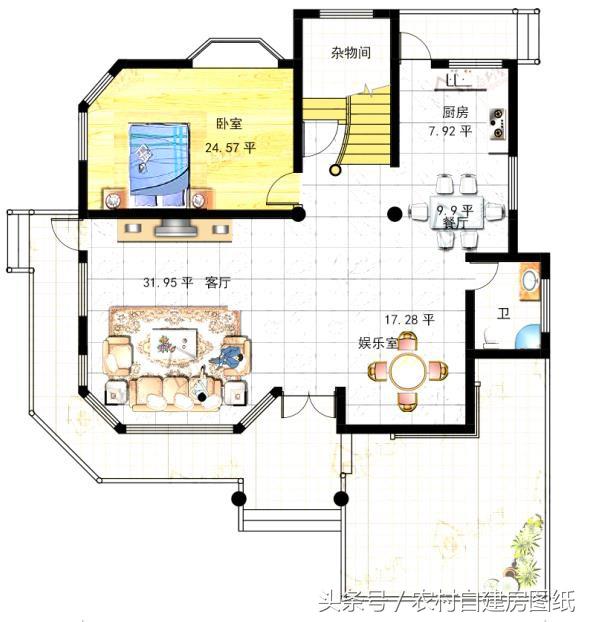 20萬到40萬的別墅設計圖，錢花的值，城里2套房都不換！