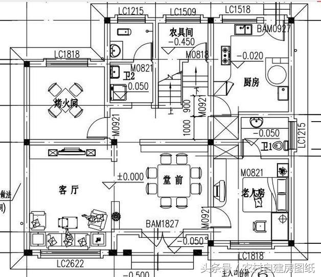 20萬到40萬的別墅設計圖，錢花的值，城里2套房都不換！