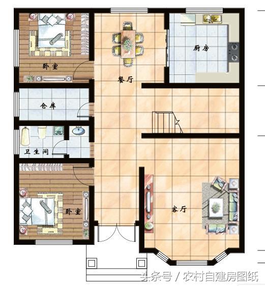 20萬到40萬的別墅設計圖，錢花的值，城里2套房都不換！
