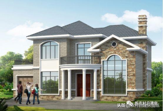 農村帶車庫別墅設計圖，才30萬，您還在等什么？