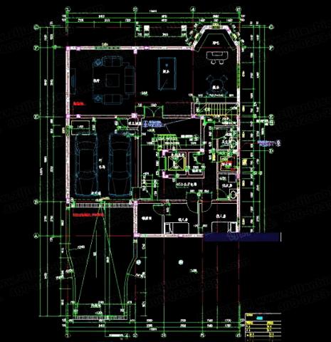 三層170平帶地下車庫別墅設計圖，戶型精美，外觀精美！