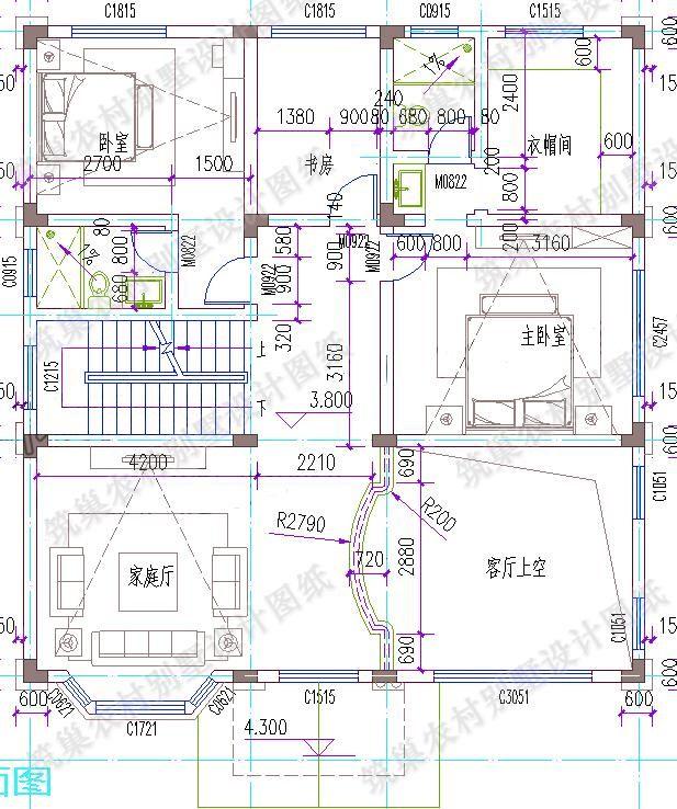 5款別墅設計圖，造價低廉，建筑結構水電齊全。