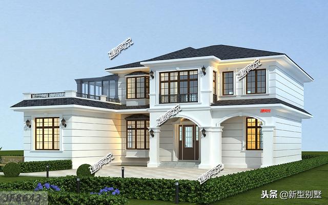 簡約又大氣的歐式風格別墅設計圖，真是美極了！