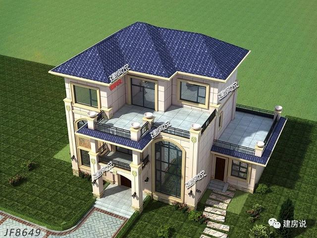 魅力四射的別墅設計圖，圖紙選的好，房子差不了！
