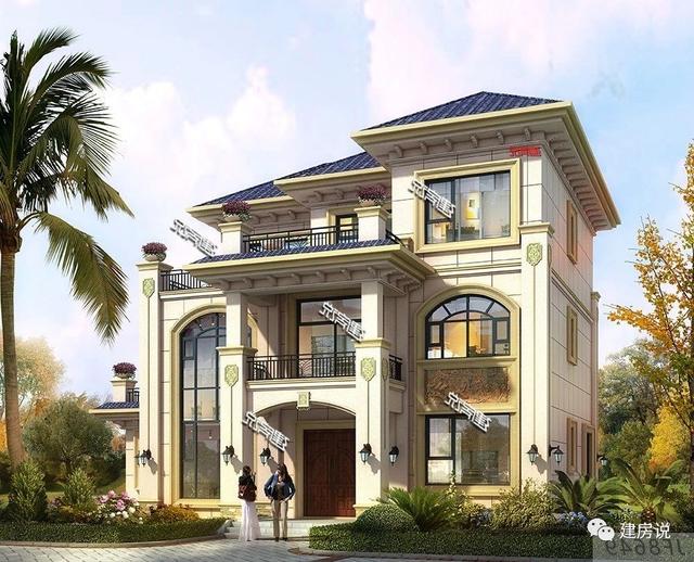 魅力四射的別墅設計圖，圖紙選的好，房子差不了！