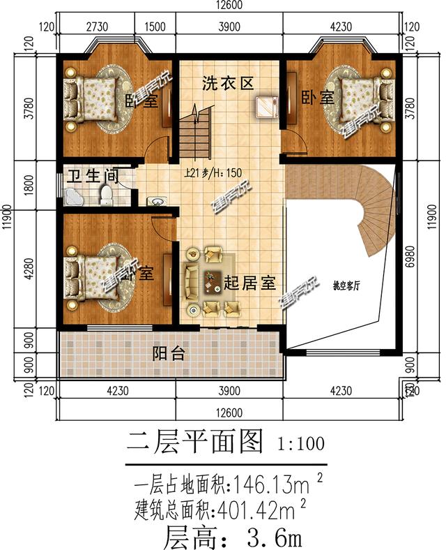 三層別墅設計圖，這魅力擋不住，看一眼就愛上它啦！