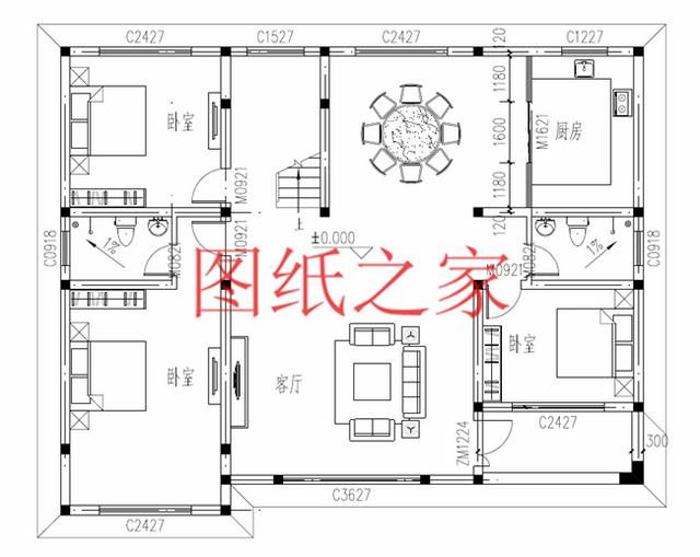 6套農村二層別墅設計圖，160平米30萬，一起來看看吧！