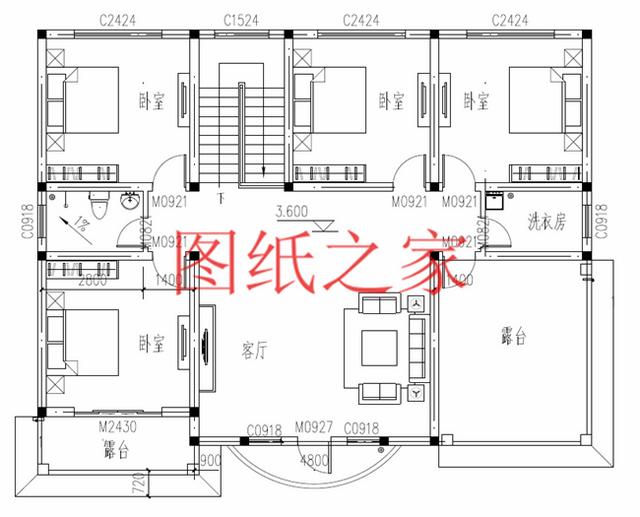 6套農村二層別墅設計圖，160平米30萬，一起來看看吧！