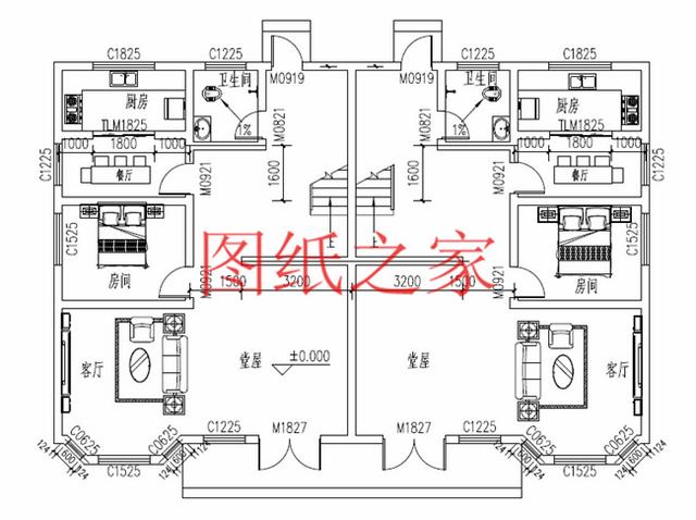 分享5套三層雙拼別墅設計圖，兄弟倆齊心協力建別墅！