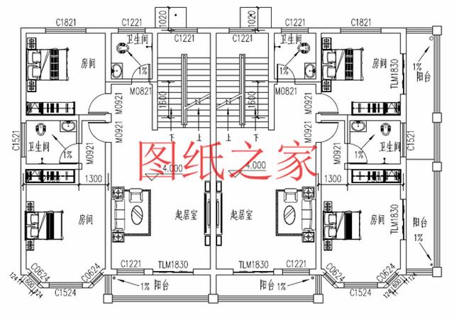 分享5套三層雙拼別墅設計圖，兄弟倆齊心協力建別墅！