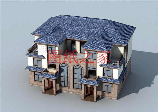 分享5套三層雙拼別墅設計圖，兄弟倆齊心協力建別墅！